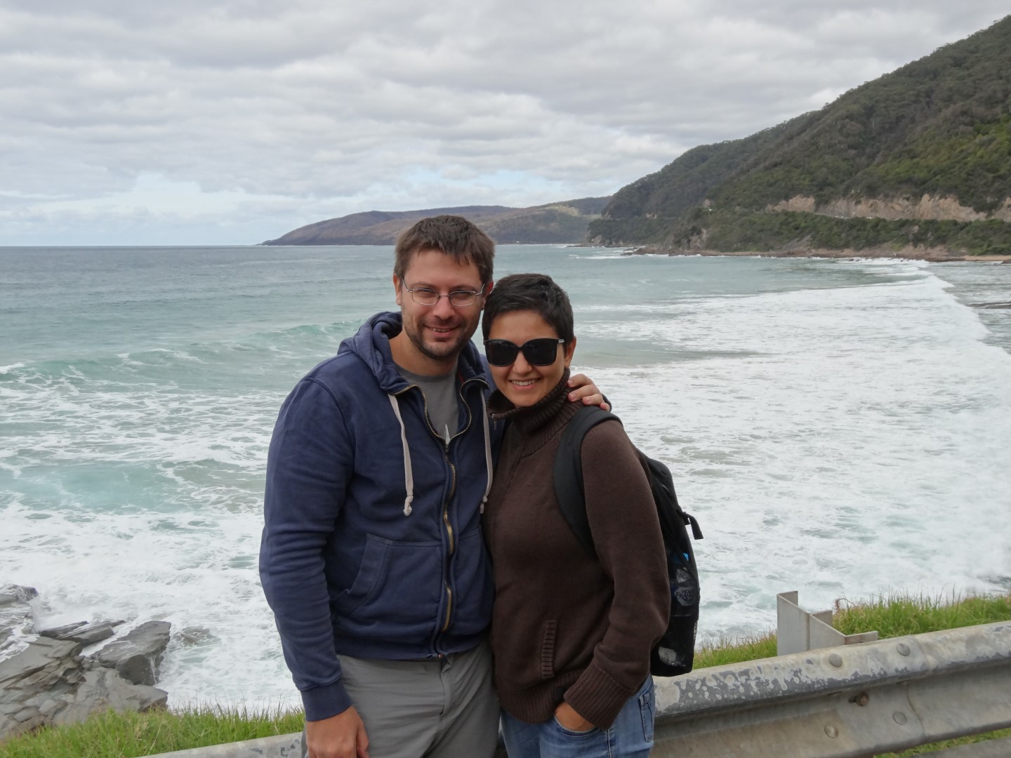 Diana and Jordan in Australia - Great Ocean Road